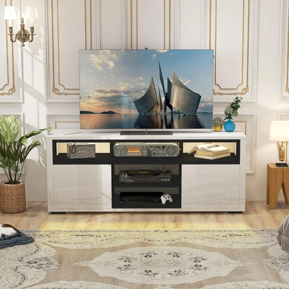 Gaming Console Entertainment Center - #For Modern LED TV Stand 55