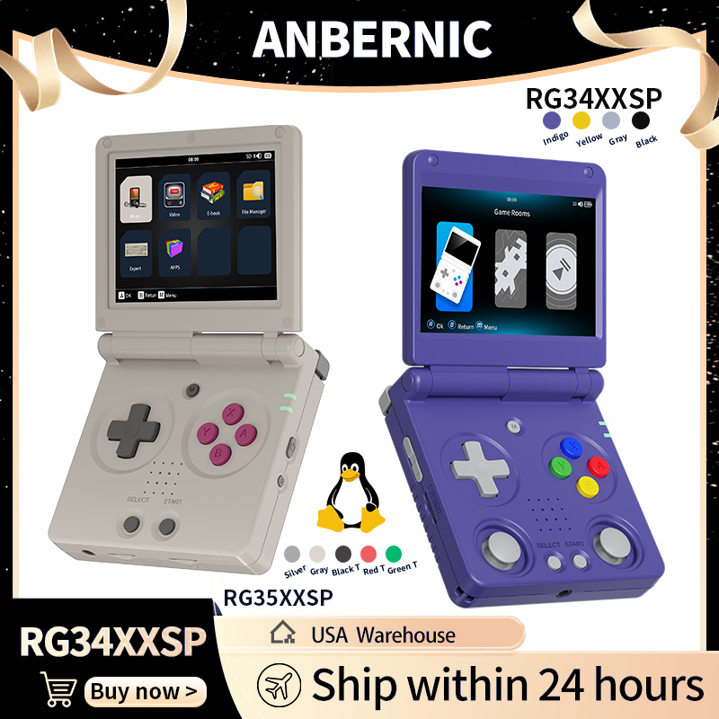 Anbernic RG34XXSP RG35XXSP Fli - Gaming Console Sale recension och pris