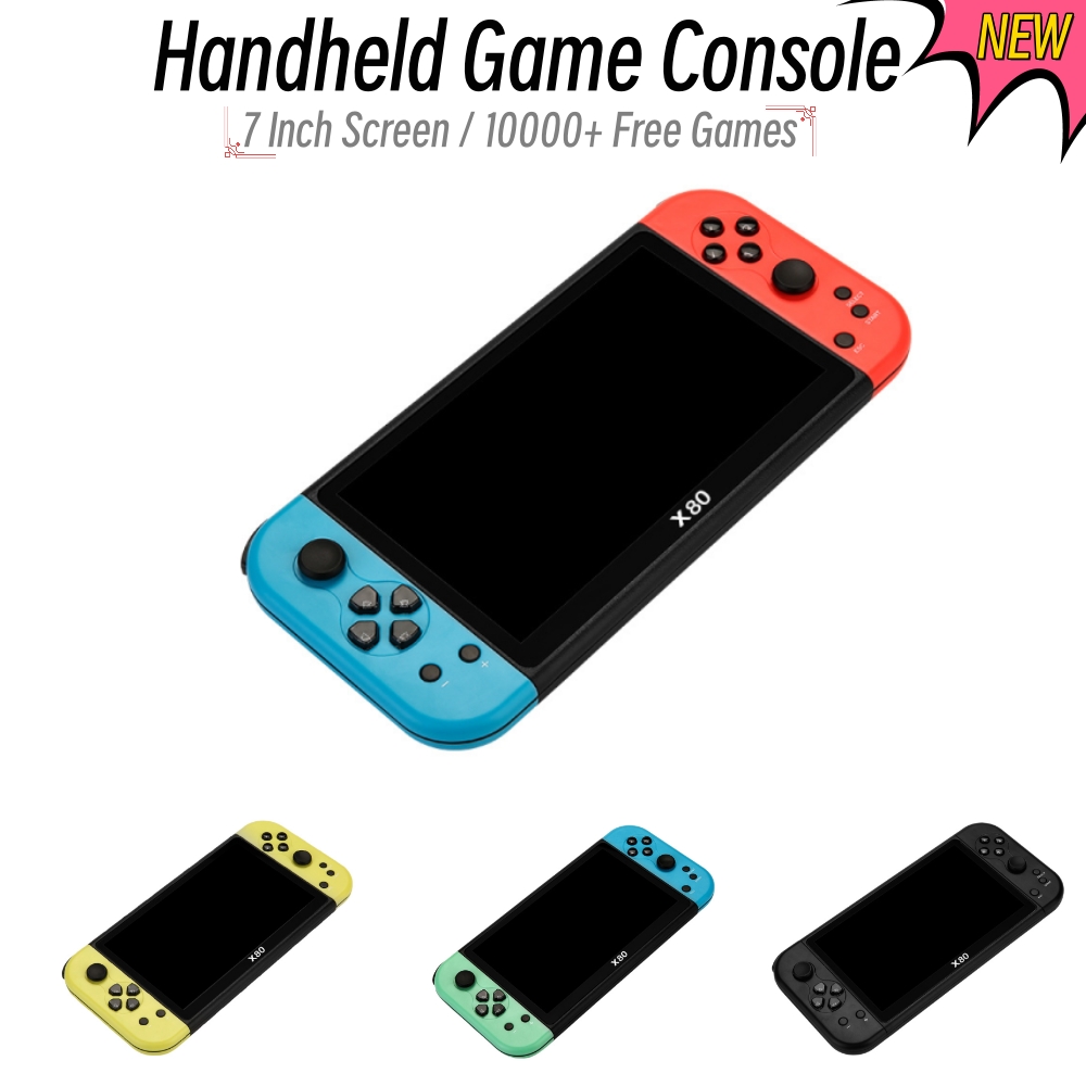 10000 Free Games X80 Portable  - Gaming Console Old recension och pris