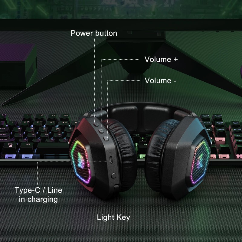 ONIKUMA B100 Wireless Gaming H - Gaming Console Apple recension och pris
