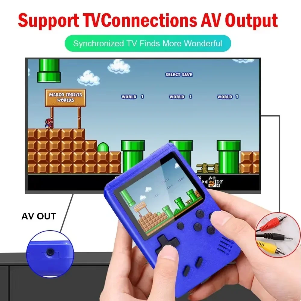 Retro Portable Mini Handheld V - Gaming Console Old recension och pris