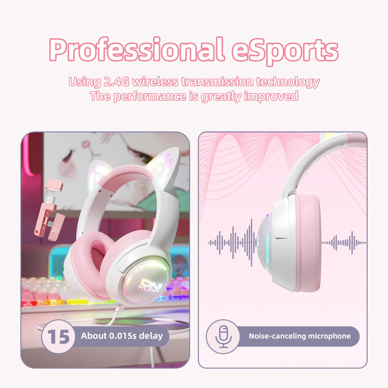 ONIKUMA GT838 Gaming Headset C - Gaming Console Apple recension och pris