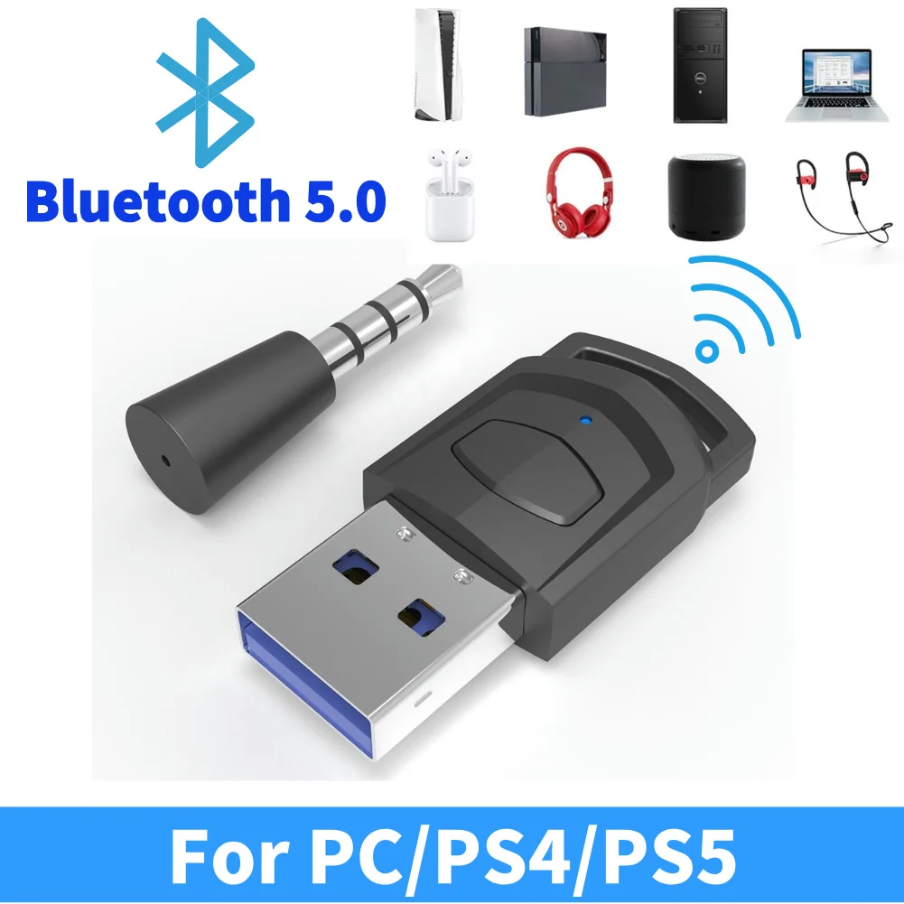 Wireless Headphone Adapter Rec - Gaming Console Headset recension och pris