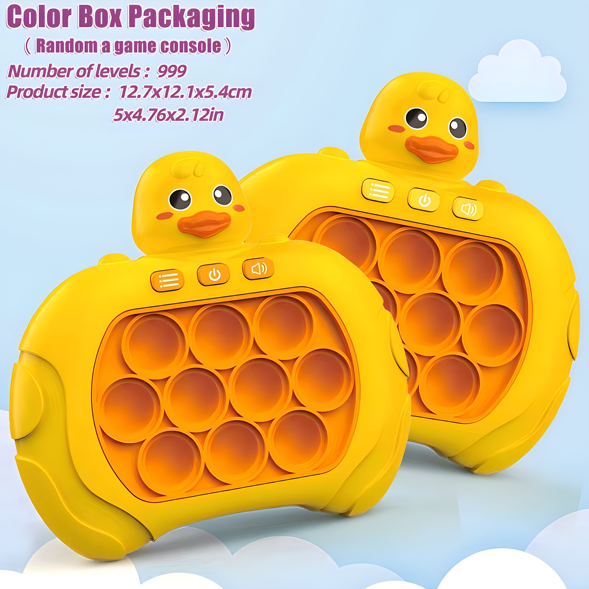 Upgraded Electronic Pop Push Q - Gaming Console For Kids recension och pris