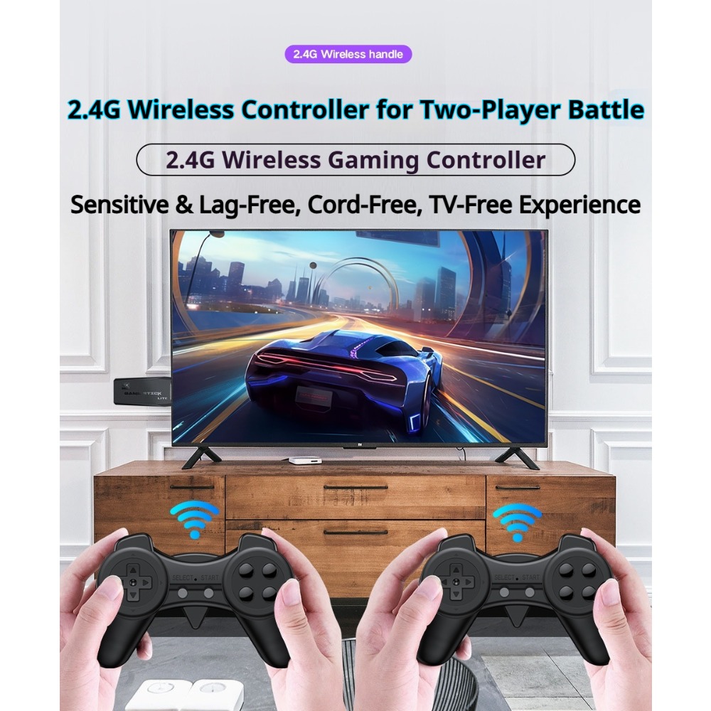 Portable 4K Retro Game Stick C - Gaming Console Sale recension och pris