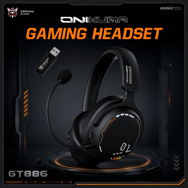 ONIKUMA GT886 Gaming Headset W - Gaming Console Apple recension och pris