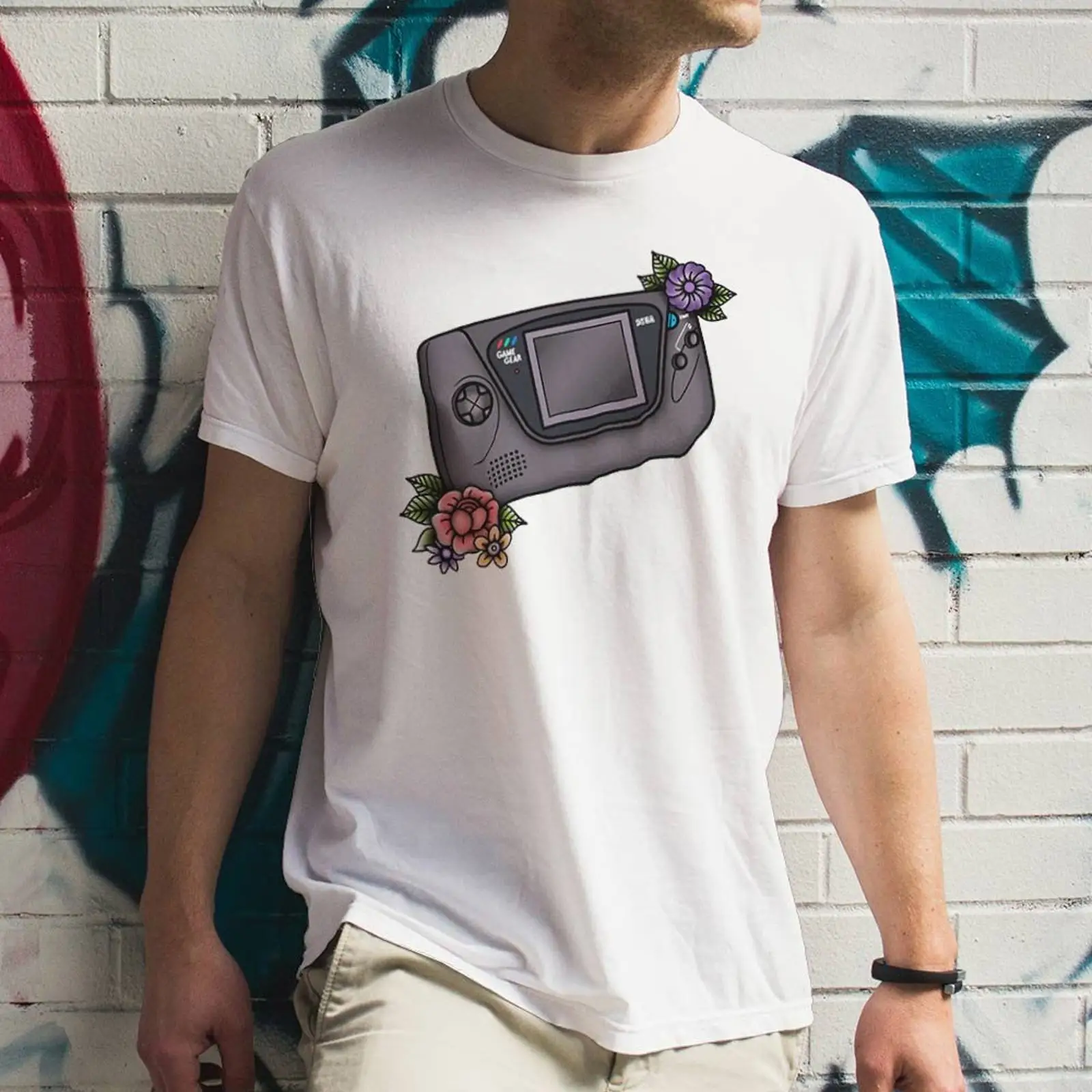 Game Gear T shirt Retro Handhe - Gaming Console Old recension och pris