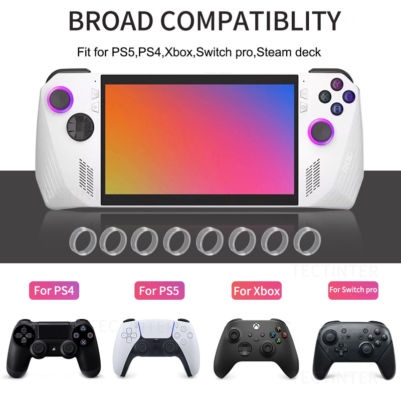 8pcs Elastic Protective Joysti - Console Gaming Steam recension och pris