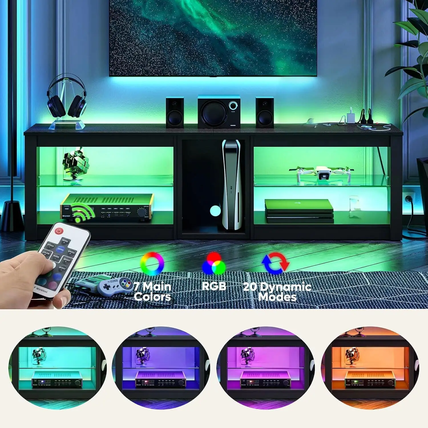 Entertainment Center for PS5 T - Gaming Console Entertainment Center recension och pris