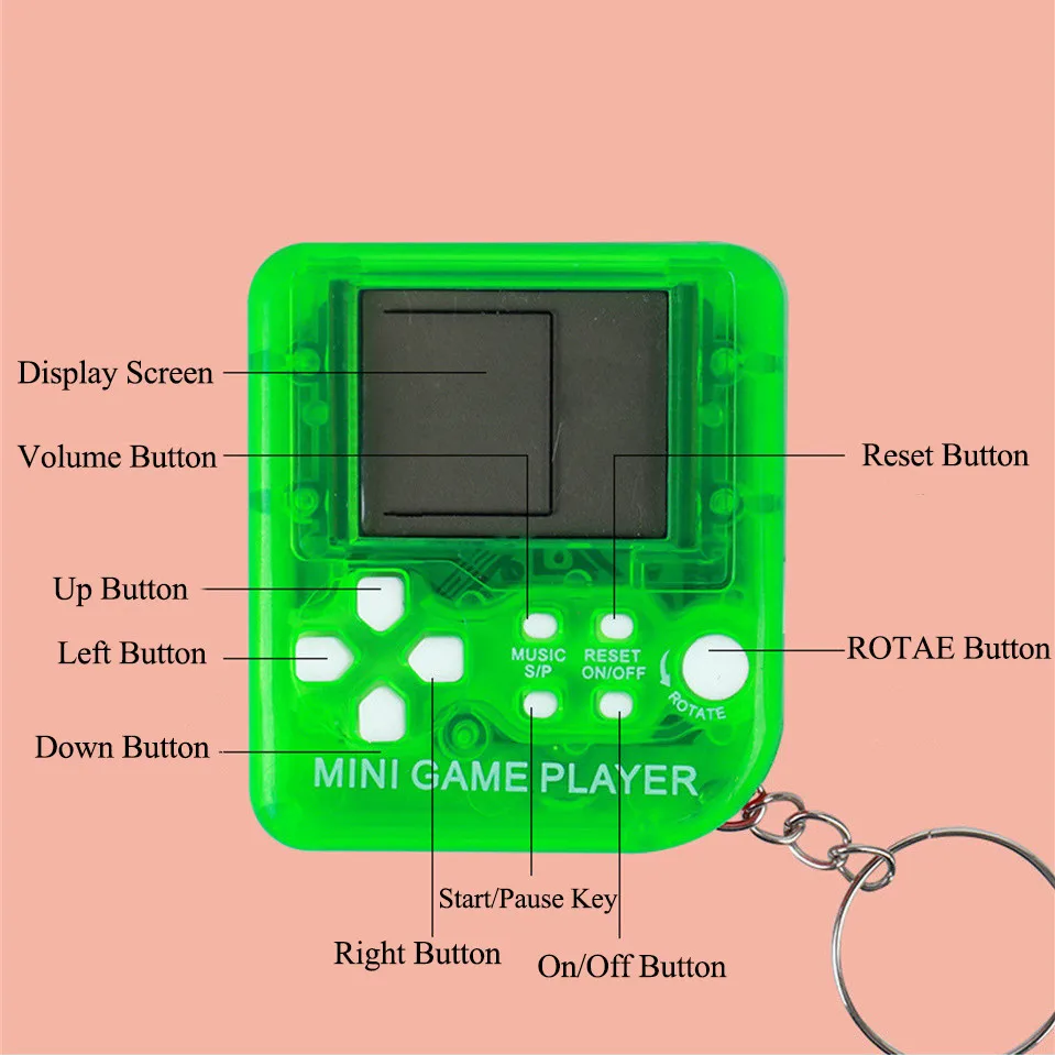 Retro Mini Handheld Game Playe - Gaming Console For Kids recension och pris